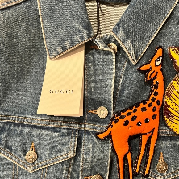 GUCCI Denim Jacket NWT Size: XS | US2, IT38 - Picture 10 of 14